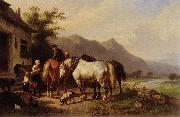 Wouterus Verschuur The refreshment oil painting picture wholesale